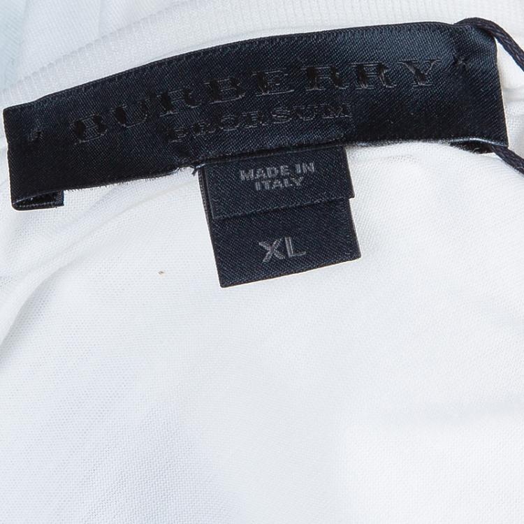 Pre Owned Burberry Prorsum Men's Great British Writers T-Shirt XL 