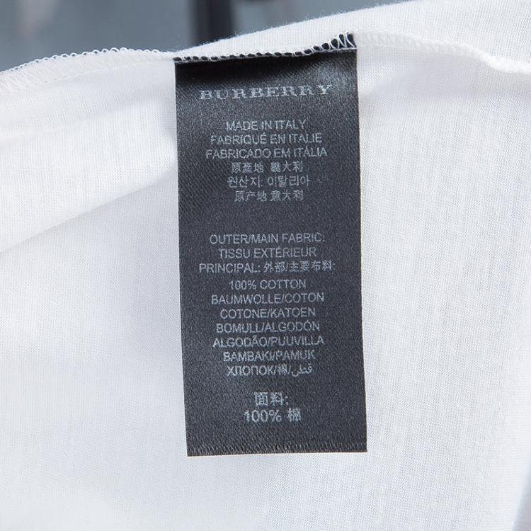 Pre Owned Burberry Prorsum Men's Great British Writers T-Shirt XL 