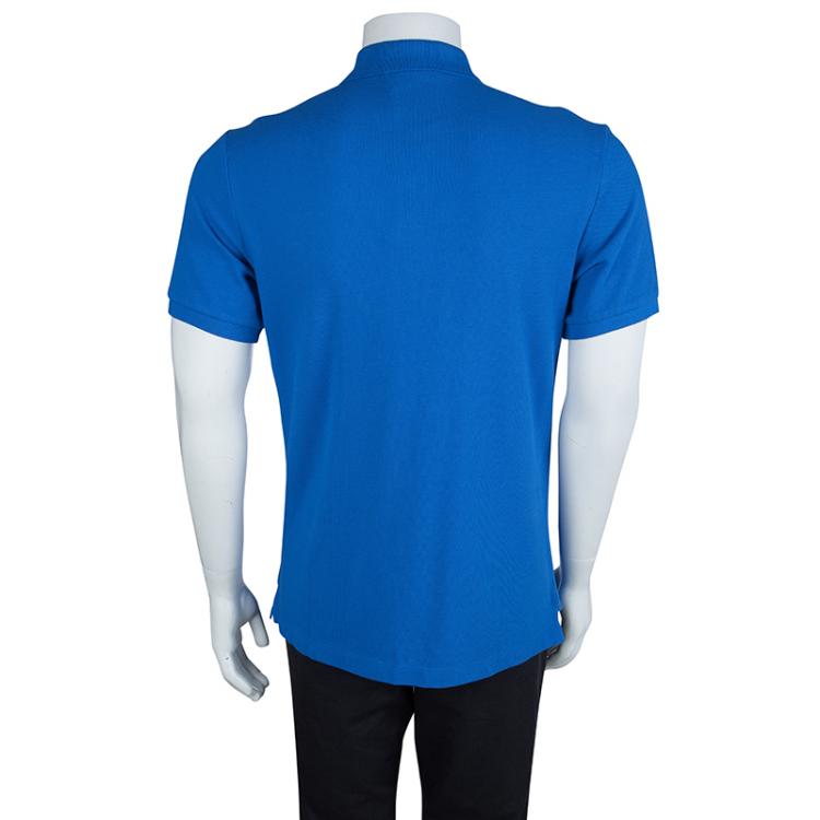 Pre Owned Burberry Brit Blue Classic Polo T-Shirt L