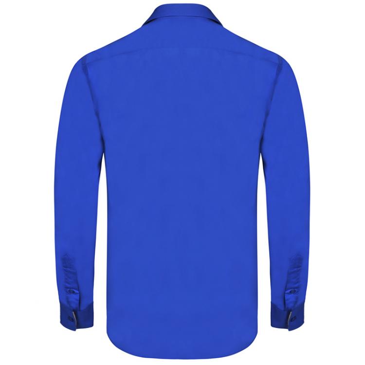 Pre Owned Burberry Brit Blue Novacheck Detail Cotton Shirt L
