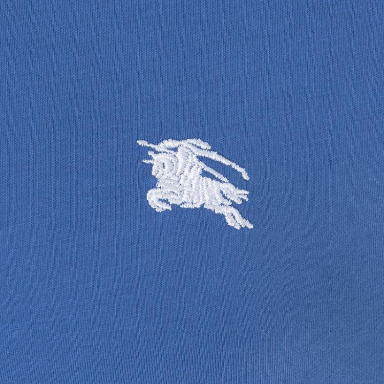 Pre Owned Burberry Brit Blue Crew Neck Cotton Tshirt M