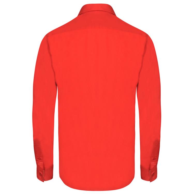 Pre Owned Burberry Brit Red Novacheck Detail Cotton Shirt M 