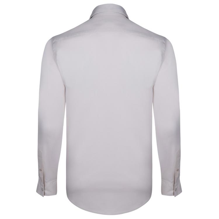 Pre Owned Burberry Brit Light Beige Novacheck Detail Cotton Shirt XL