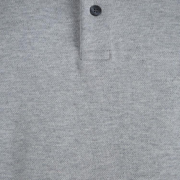 Pre Owned Burberry Grey Contrast Collar Polo T-Shirt XXL