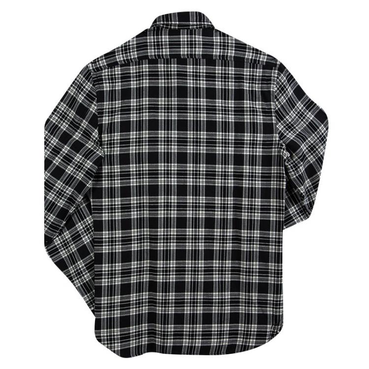 Burberry Brit Monochrome Tartan Plaid Long Sleeve Jace Shirt S Burberry TLC