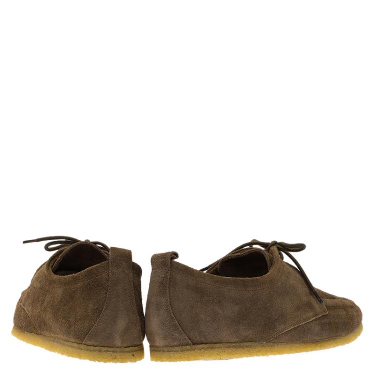 Pre Owned Burberry Prorsum Brown Suede Tobias Loafers Size 43