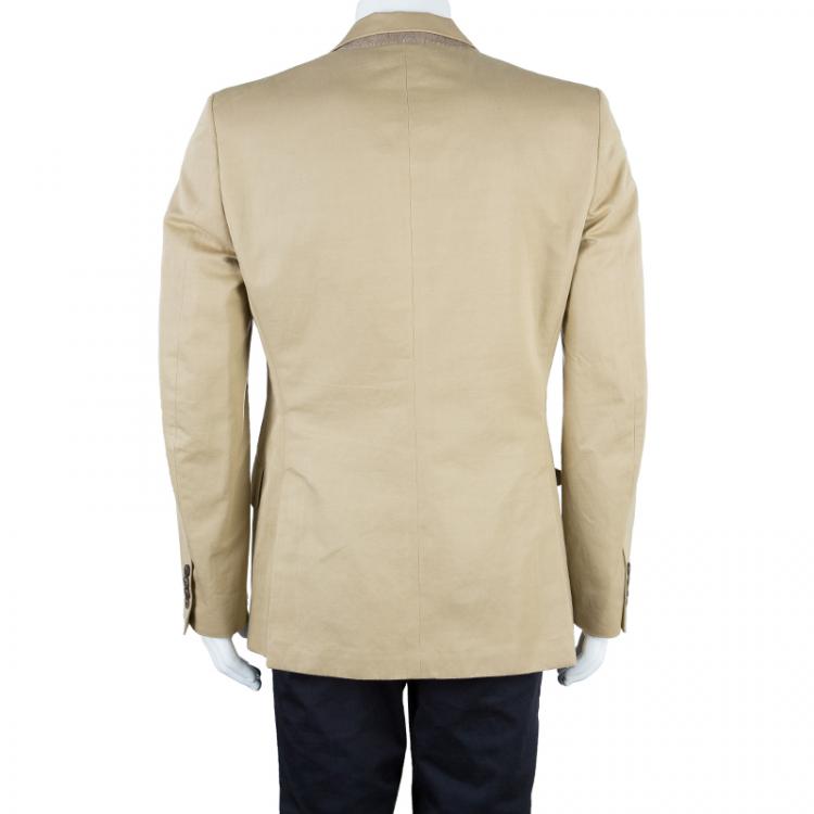 Pre Owned Burberry London Men's Beige Blazer L