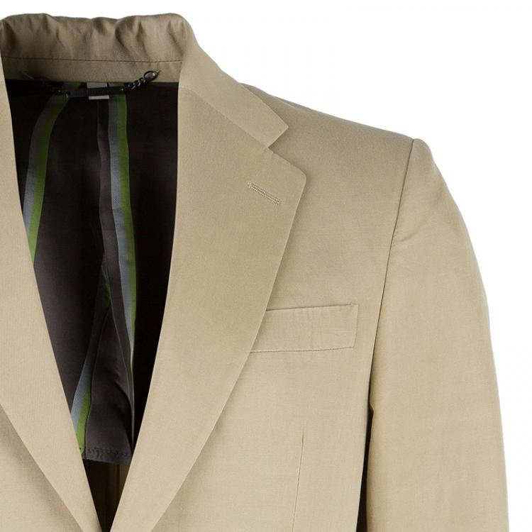 Pre Owned Burberry London Men's Beige Blazer L