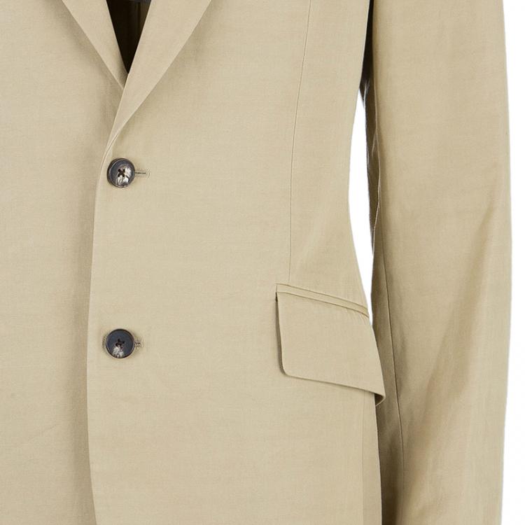 Pre Owned Burberry London Men's Beige Blazer L