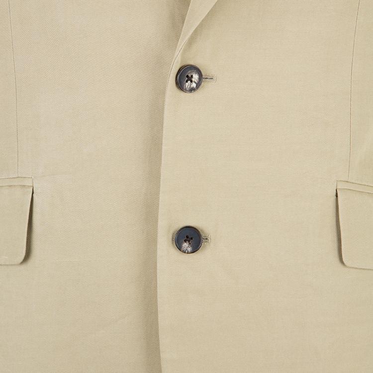 Pre Owned Burberry London Men's Beige Blazer L