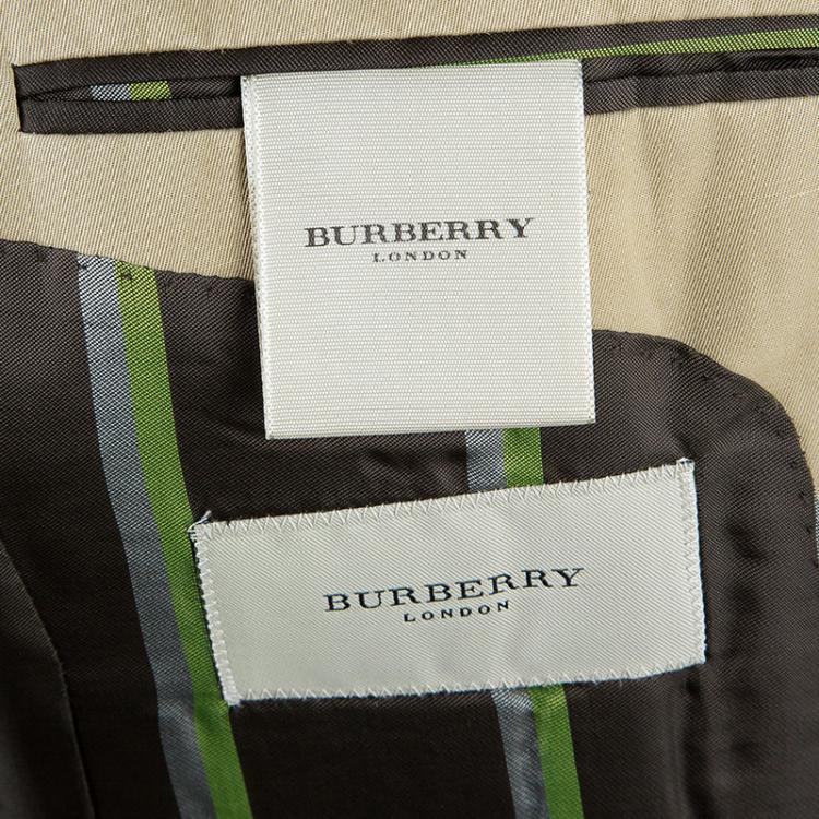 Pre Owned Burberry London Men's Beige Blazer L