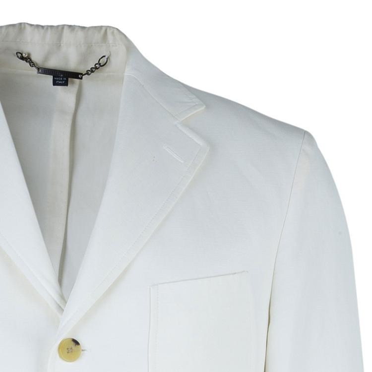 Pre Owned Burberry London Men's White Blazer L