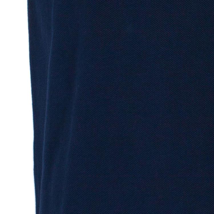 Pre Owned Burberry Men's Navy Blue Polo Shirt L