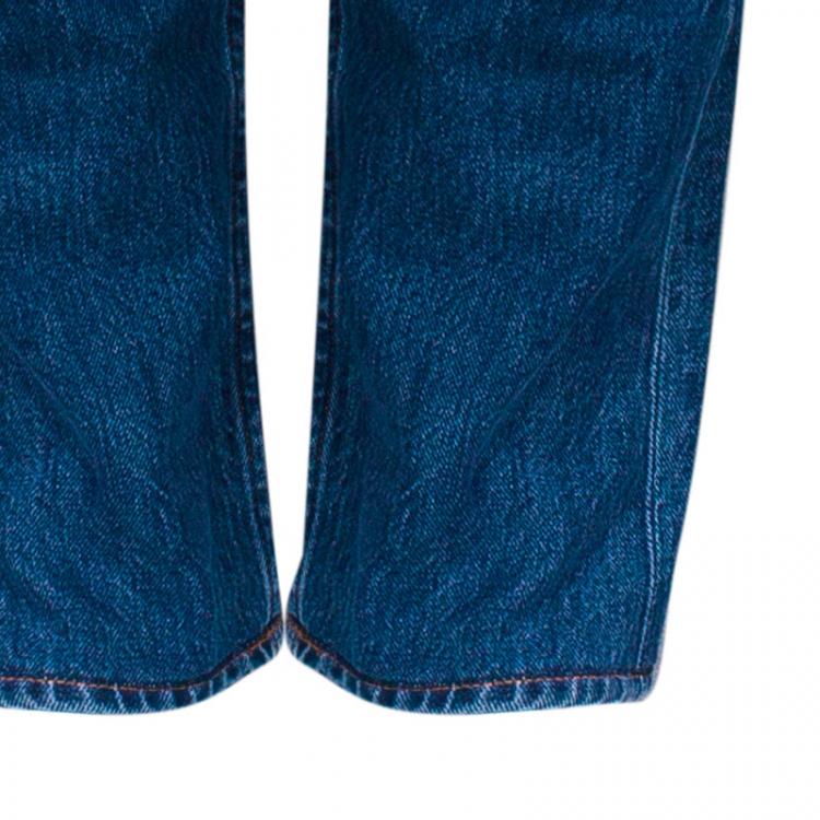Pre Owned Burberry Men's Blue Distressed Denim Jeans S/M