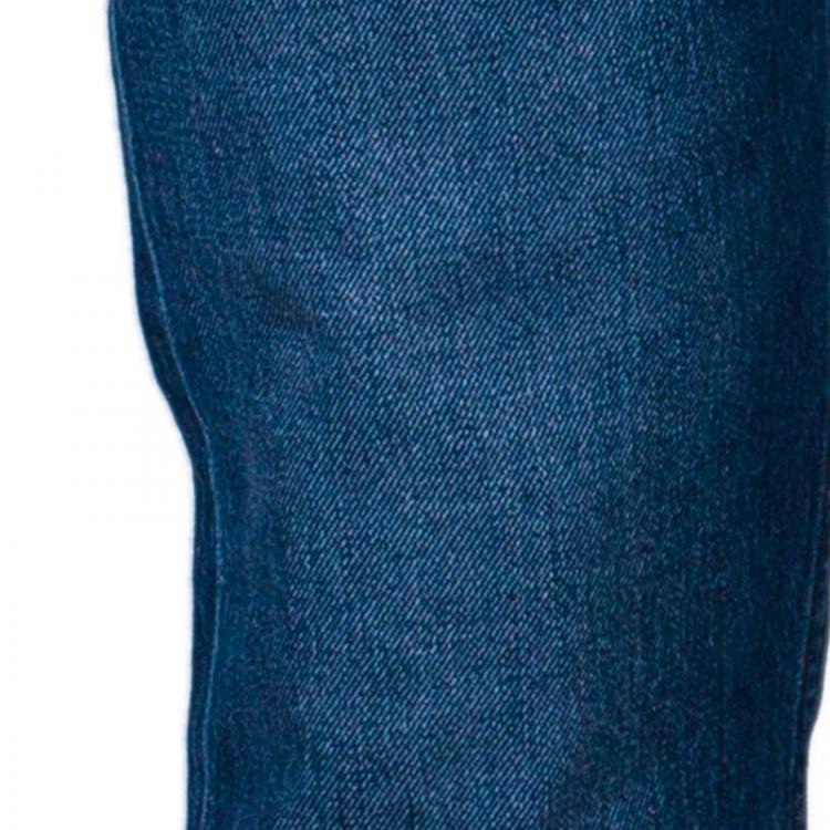 Pre Owned Burberry Men's Blue Distressed Denim Jeans S/M