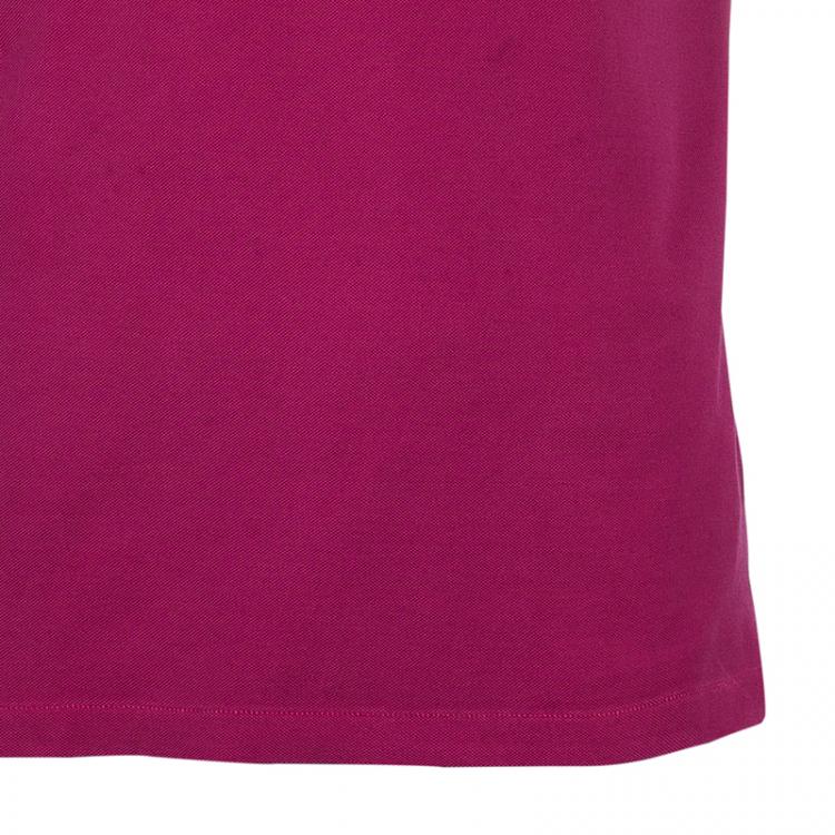 Pre Owned Burberry Brit Men's Pink Polo Shirt L