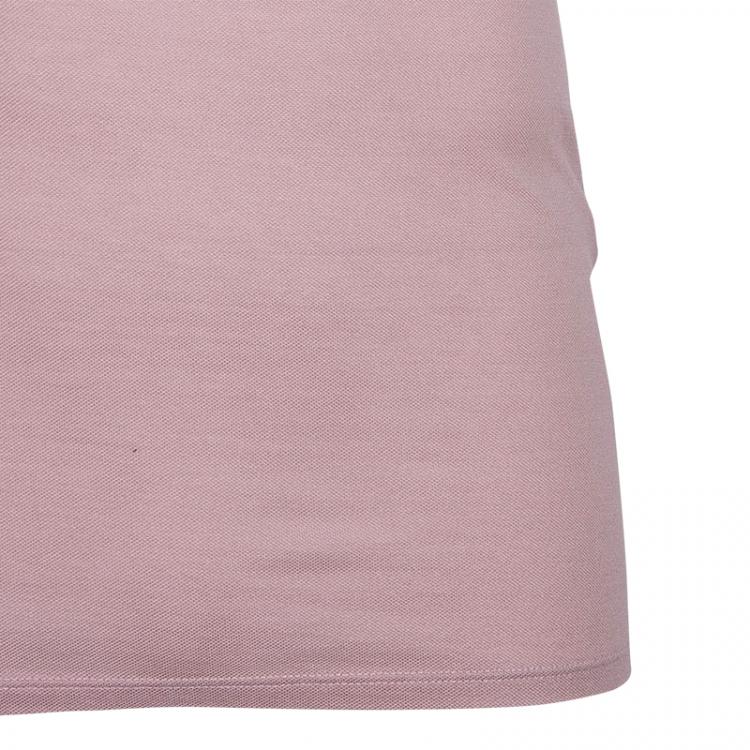Pre Owned Burberry Men's Mauve Polo Shirt S