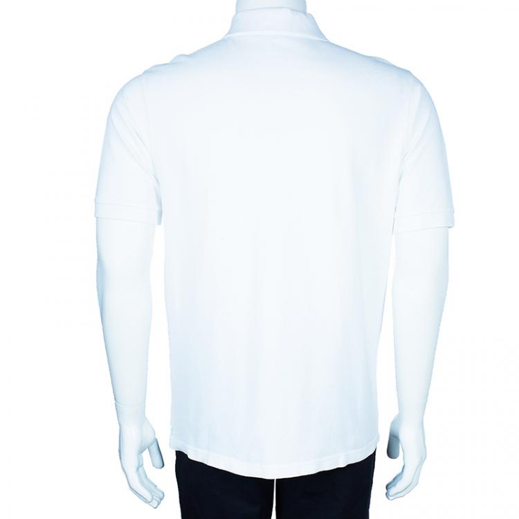 Pre Owned Burberry Men's White Polo Shirt S