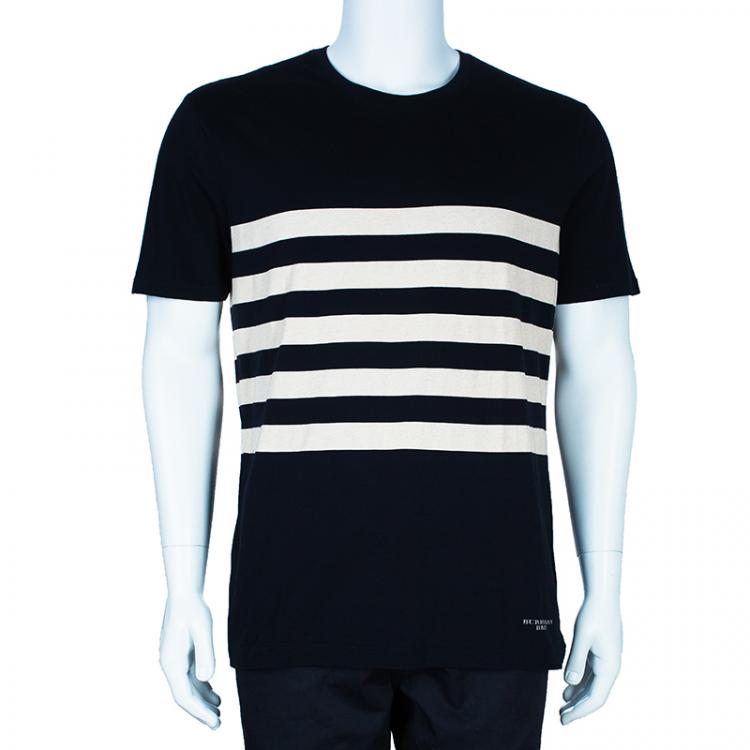 Brit Men's Striped T-Shirt XL Burberry | TLC