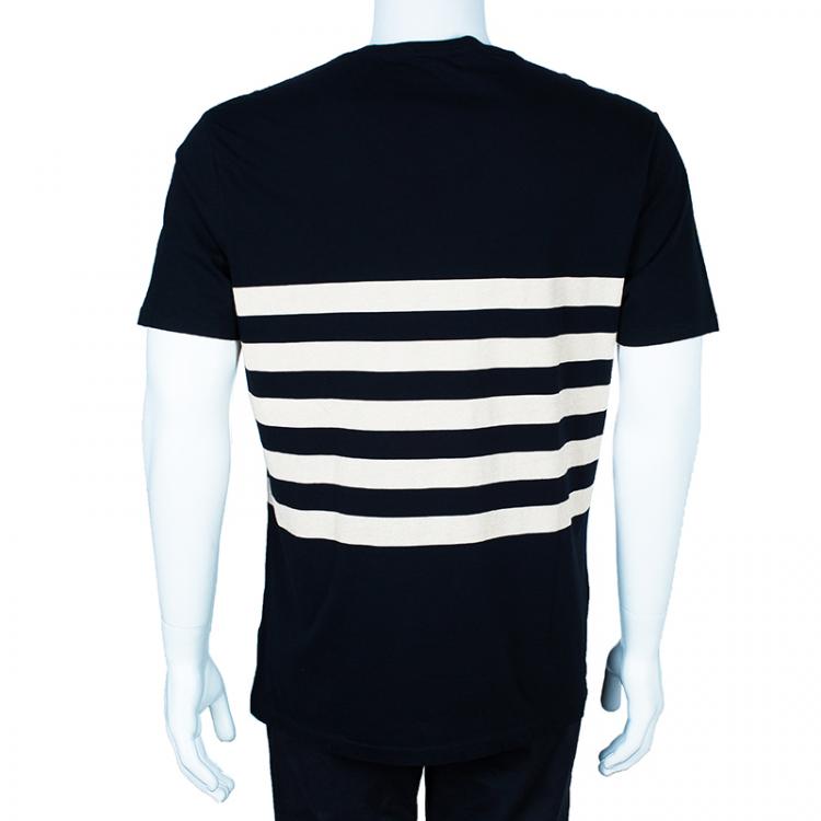 Pre Owned Burberry Brit Men's Striped T-Shirt XL
