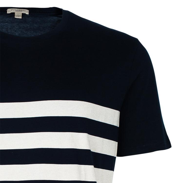Pre Owned Burberry Brit Men's Striped T-Shirt XL