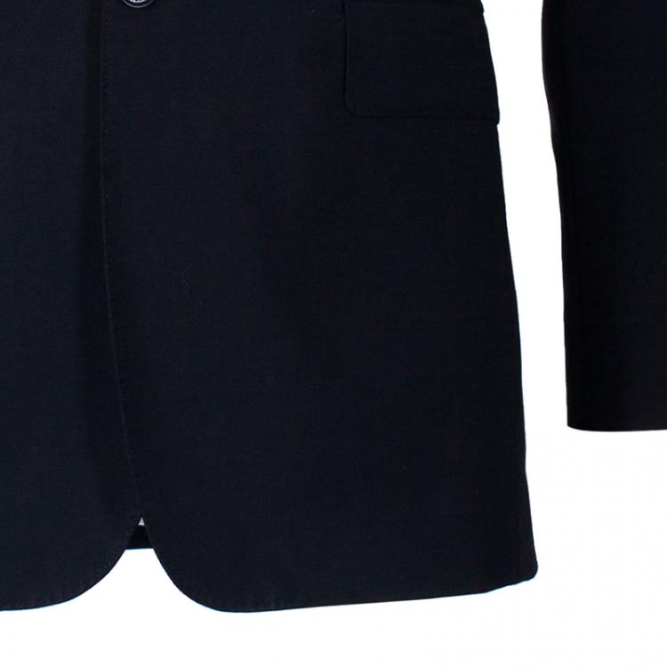 Pre Owned Burberry Tailored Fit Black Men's Suit EU46