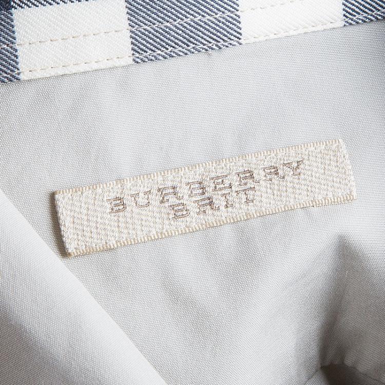 Pre Owned Burberry Men's Beige Shirt L