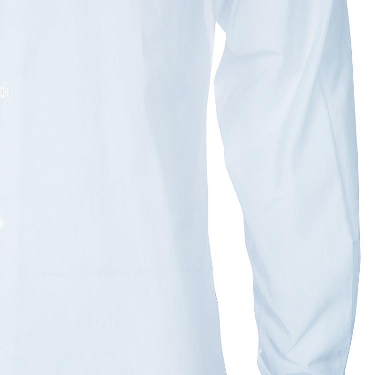Pre Owned Burberry Men's White Tailored Fit Shirt M
