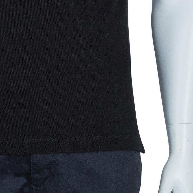 Pre Owned Burberry Black Polo Shirt S