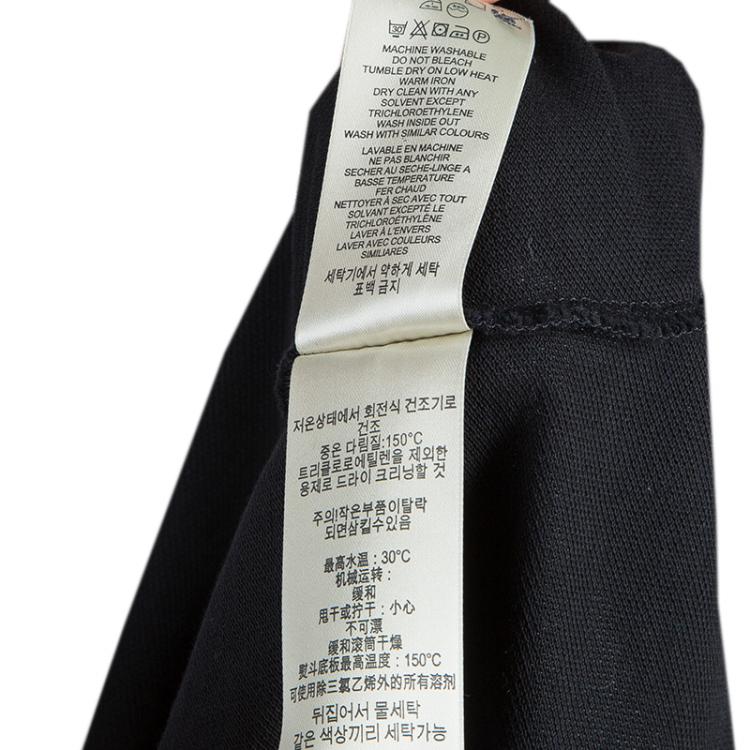 Pre Owned Burberry Black Polo Shirt S