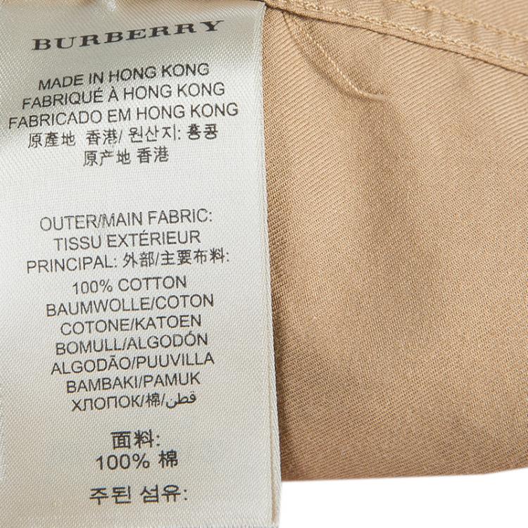 Pre Owned Burberry Men's Novacheck Button Down Shirt S
