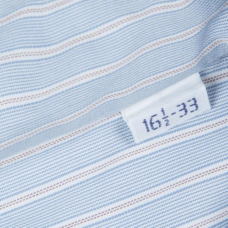 Pre Owned Burberry Blue Striped Cotton Shirt L