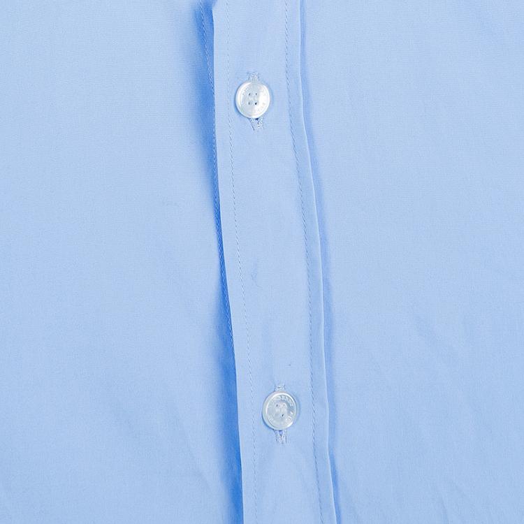 Pre Owned Burberry Blue Long Sleeve Buttondown Cotton Shirt XS