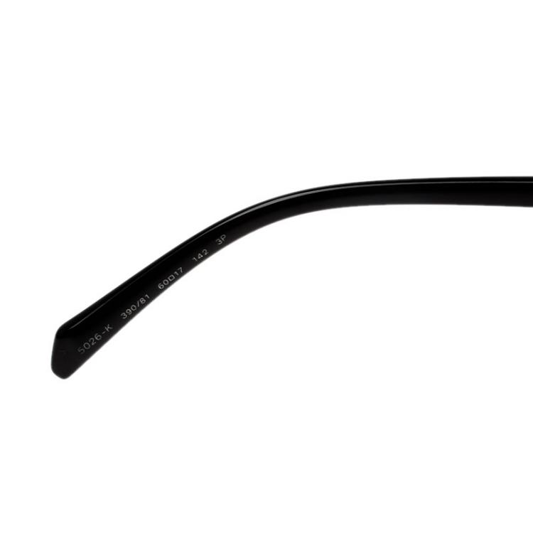 Pre Owned Bvlgari 5026K Black & Gold Plated Polarized Aviators