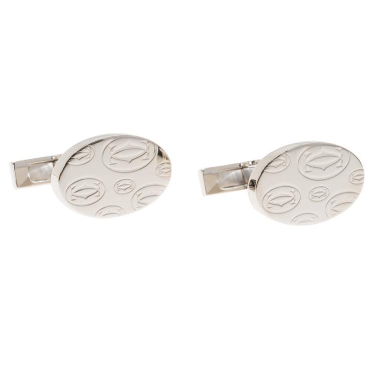 Pre Owned Cartier Silver Autre Men's Cufflinks