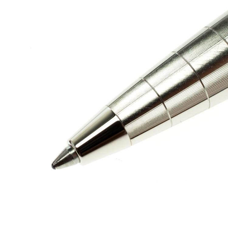 Pre Owned Cartier Platinum Finish Pasha de Cartier Ballpoint Pen