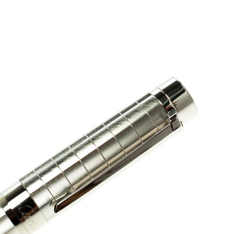 Pre Owned Cartier Platinum Finish Pasha de Cartier Ballpoint Pen