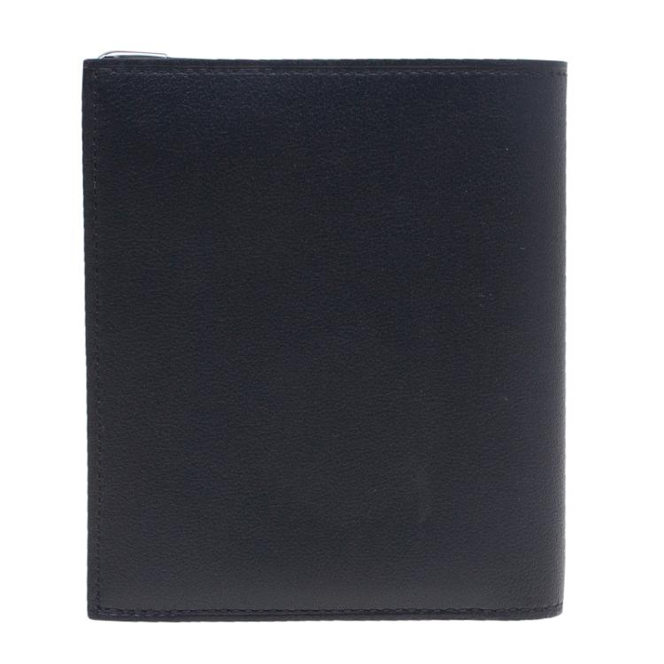 Pre Owned Cartier Black Leather Must De Cartier Multiple Wallet