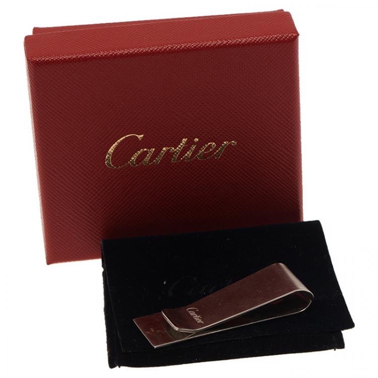 Pre Owned Cartier Silver Money Clip