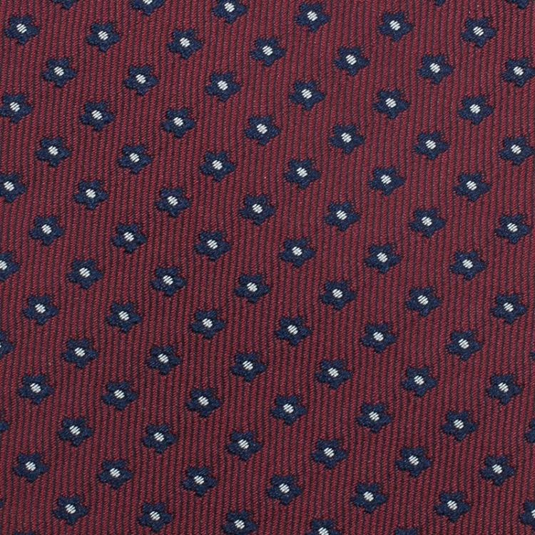 Pre Owned CH Carolina Herrera Red Dotted Silk Tie