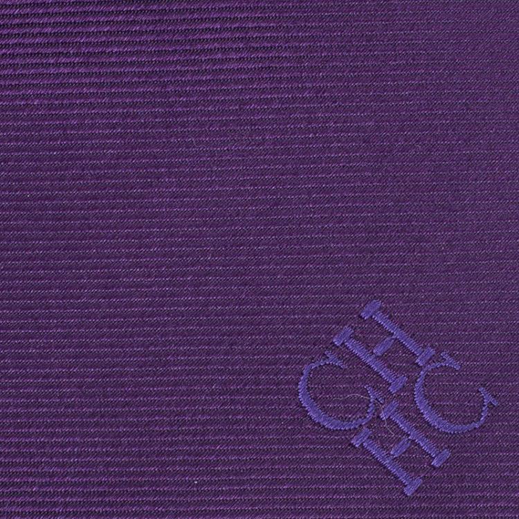 Pre Owned CH Carolina Herrera Purple Silk Tie