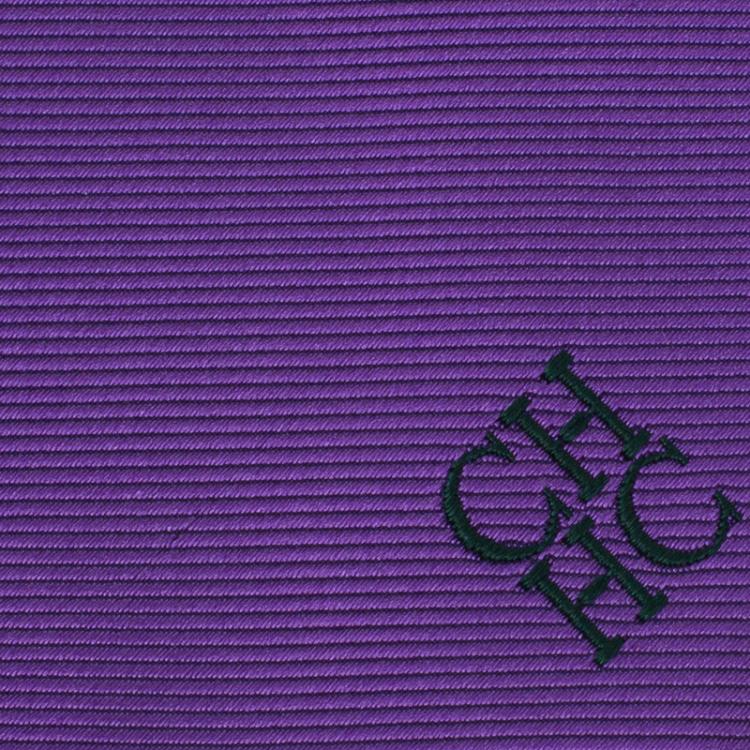 Pre Owned CH Carolina Herrera Purple Silk Tie