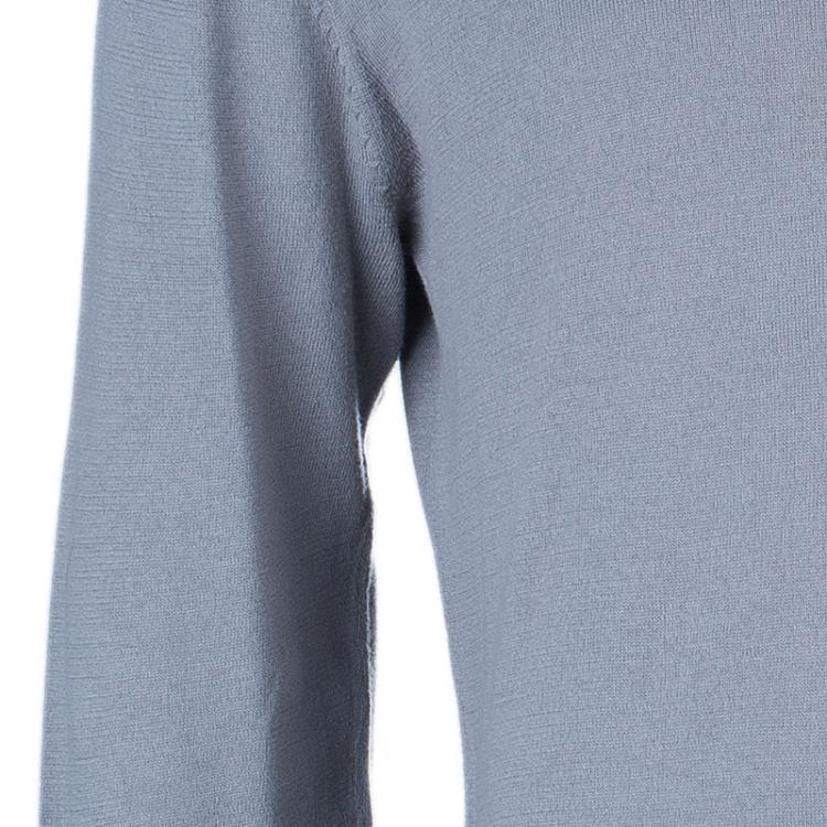 Pre Owned CH Carolina Herrera Men’s Gray Knit Pullover S