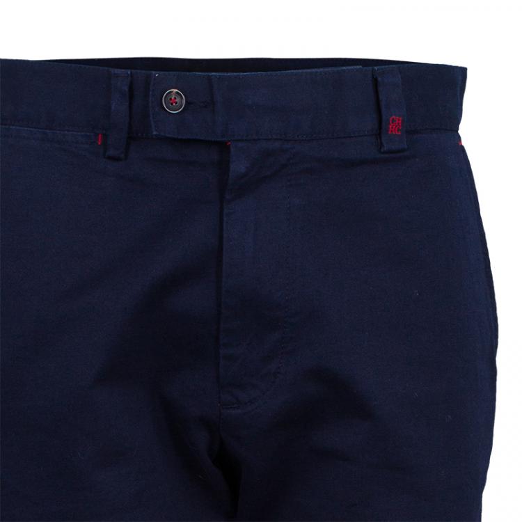 Pre Owned CH Carolina Herrera Men's Navy Blue Trousers M