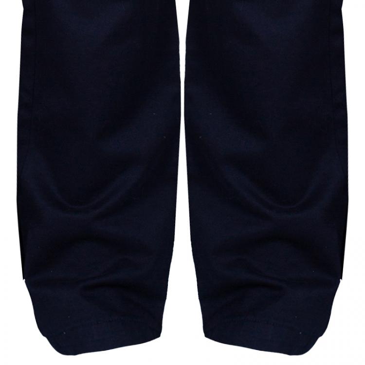 Pre Owned CH Carolina Herrera Men's Navy Blue Trousers M