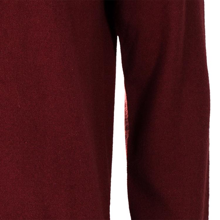 Pre Owned CH Carolina Herrera Men's Red Cashmere Pullover l