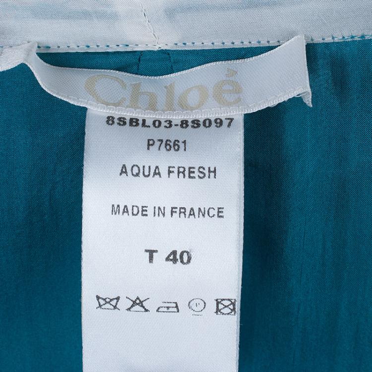 Pre Owned Chloe Sequin Crochet Embellished Reversible Bolero M