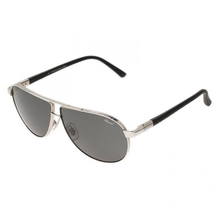 Pre Owned Chopard Silver SCHA03 Aviators