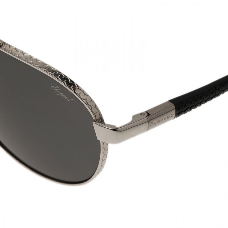 Pre Owned Chopard Silver SCHA03 Aviators