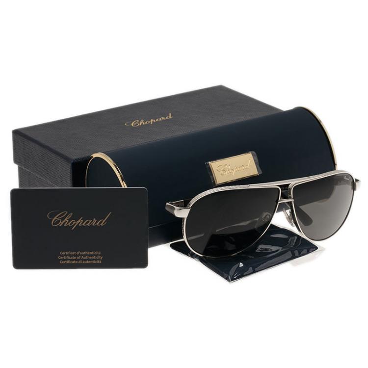 Pre Owned Chopard Silver SCHA03 Aviators